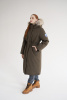 Пальто пуховое Хелен Top Arctic Goose (Женский; 46; Олива без*Меха)